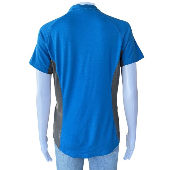 SmartWool Womens Merino Base Layer Cottonwood Jersey Size M Running Cycling FLAW - Picture 5 of 10